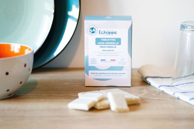 Echoppe Dishwasher Tabs 54 pieces/ wash - Fragrance-free 