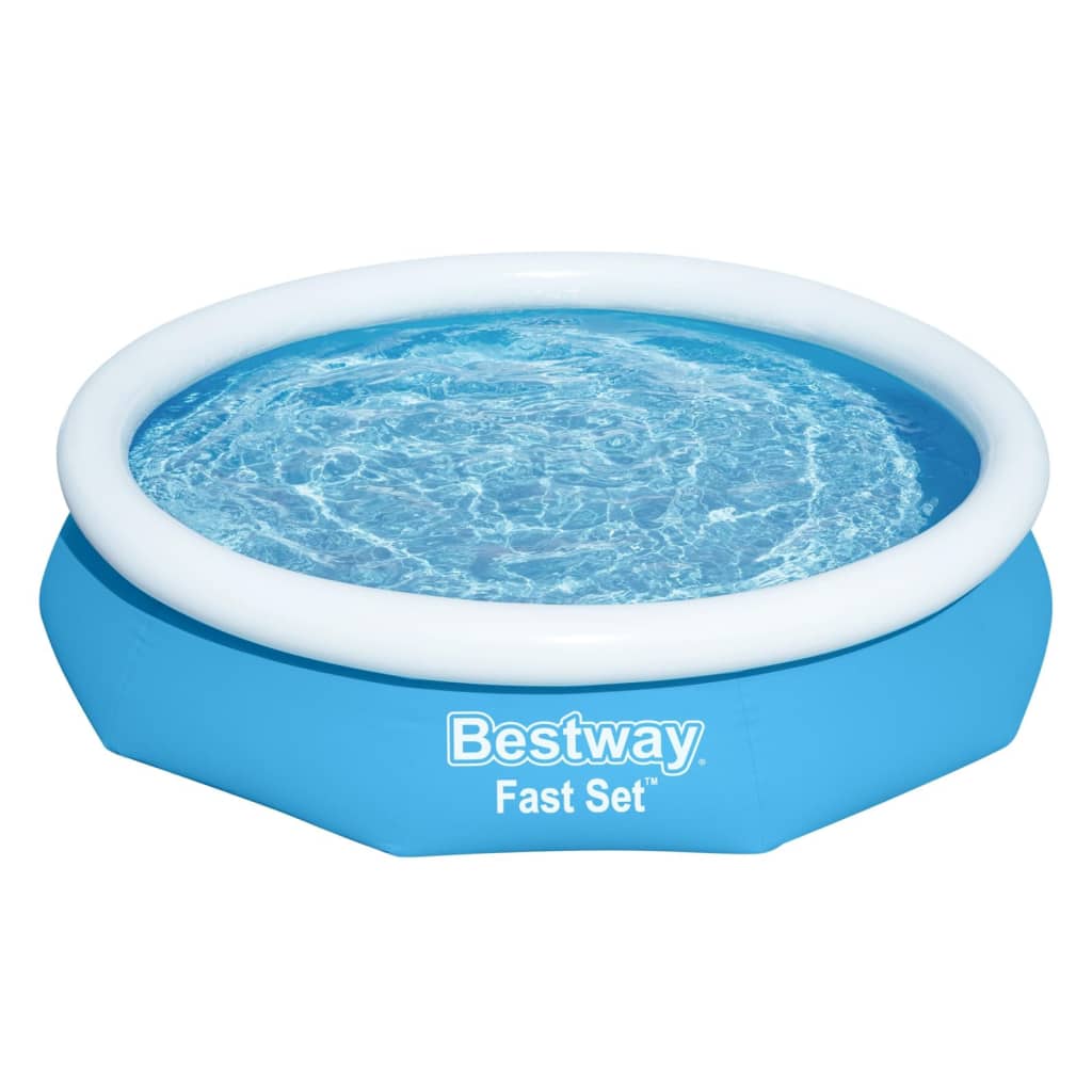 Bestway Schwimmbecken Fast Set Rund Blau