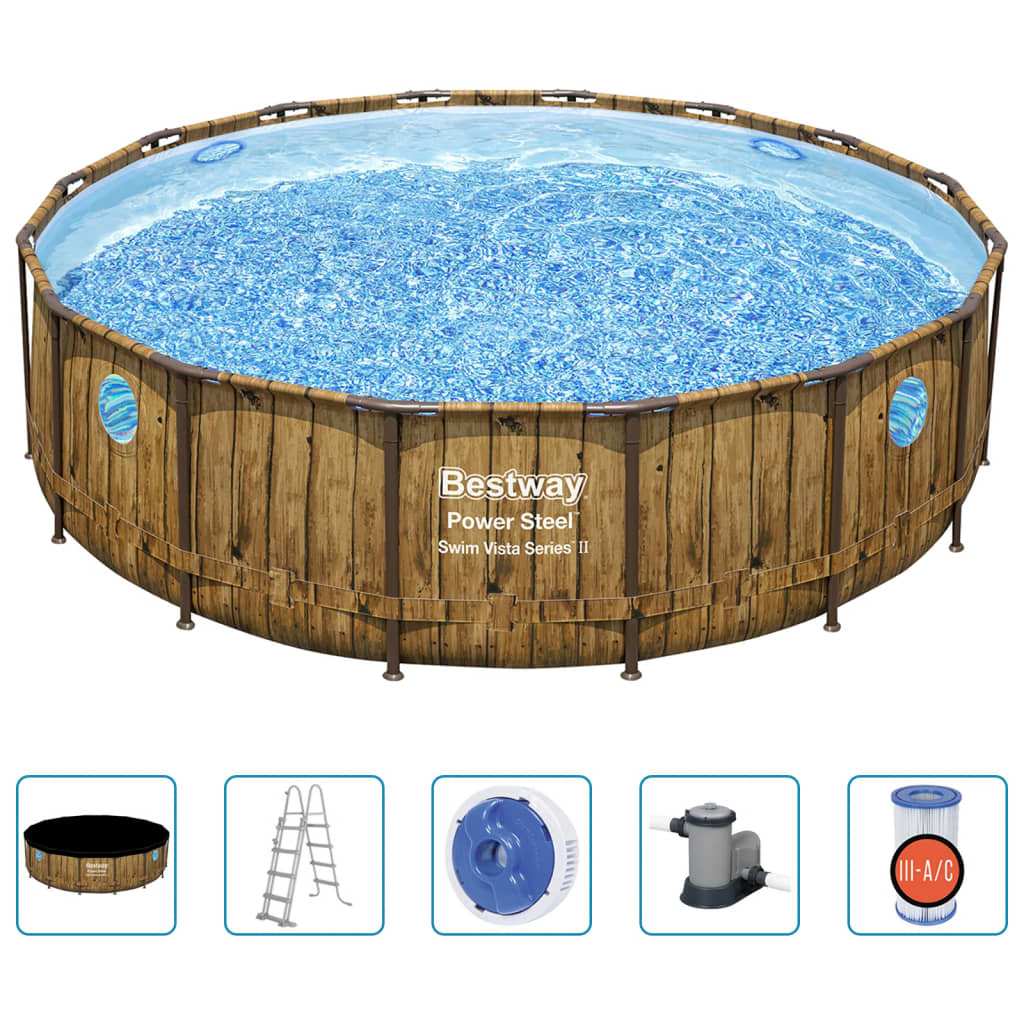 Bestway Power Steel Swimmingpool-Set