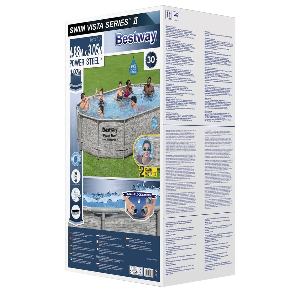 Bestway Power Steel Pool-Set 488X305X107 Cm