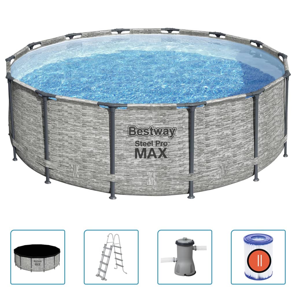 Bestway Power Steel Swimming Pool 427X122 Cm