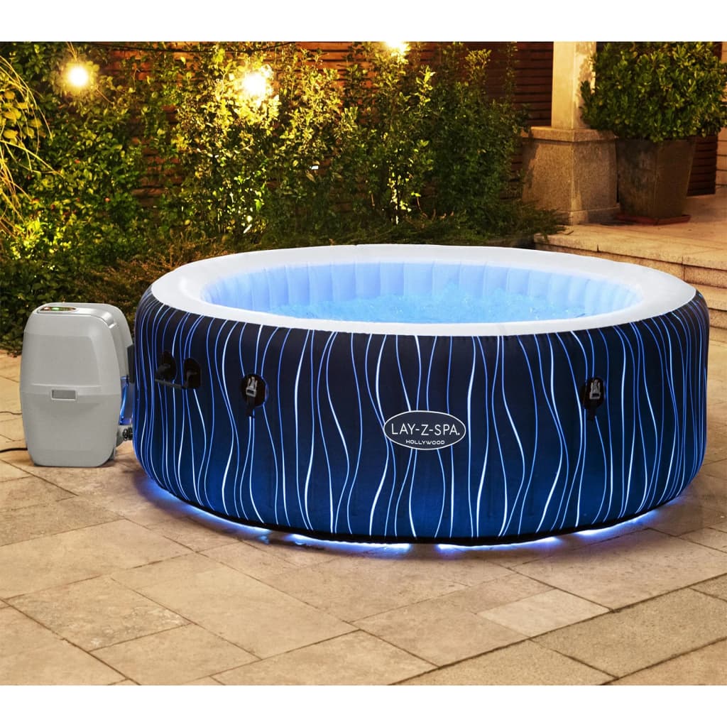 Bestway Lay-Z-Spa Aufblasbarer Whirlpool Hollywood Airjet 196X66 Cm