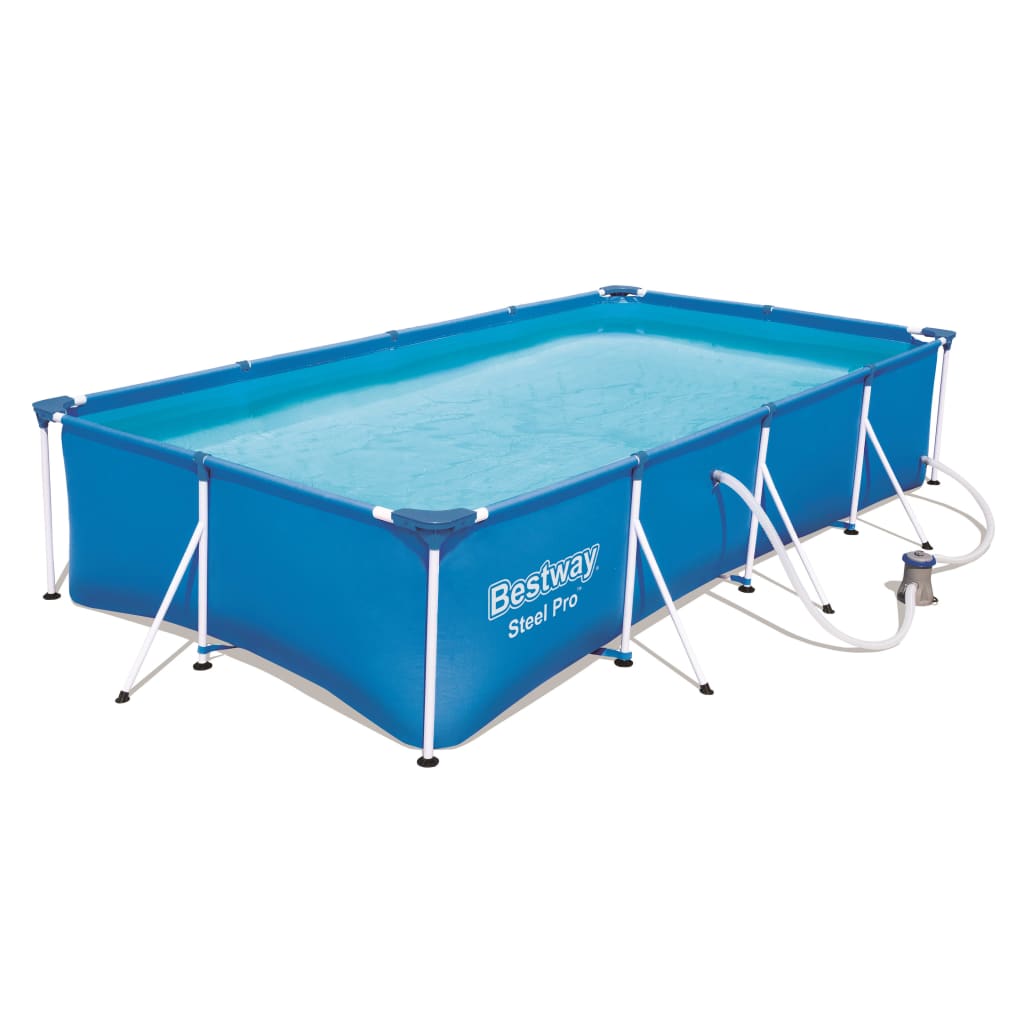 Bestway Steel Pro Swimmingpool-Set Rechteckig 400×211×81 Cm 56424