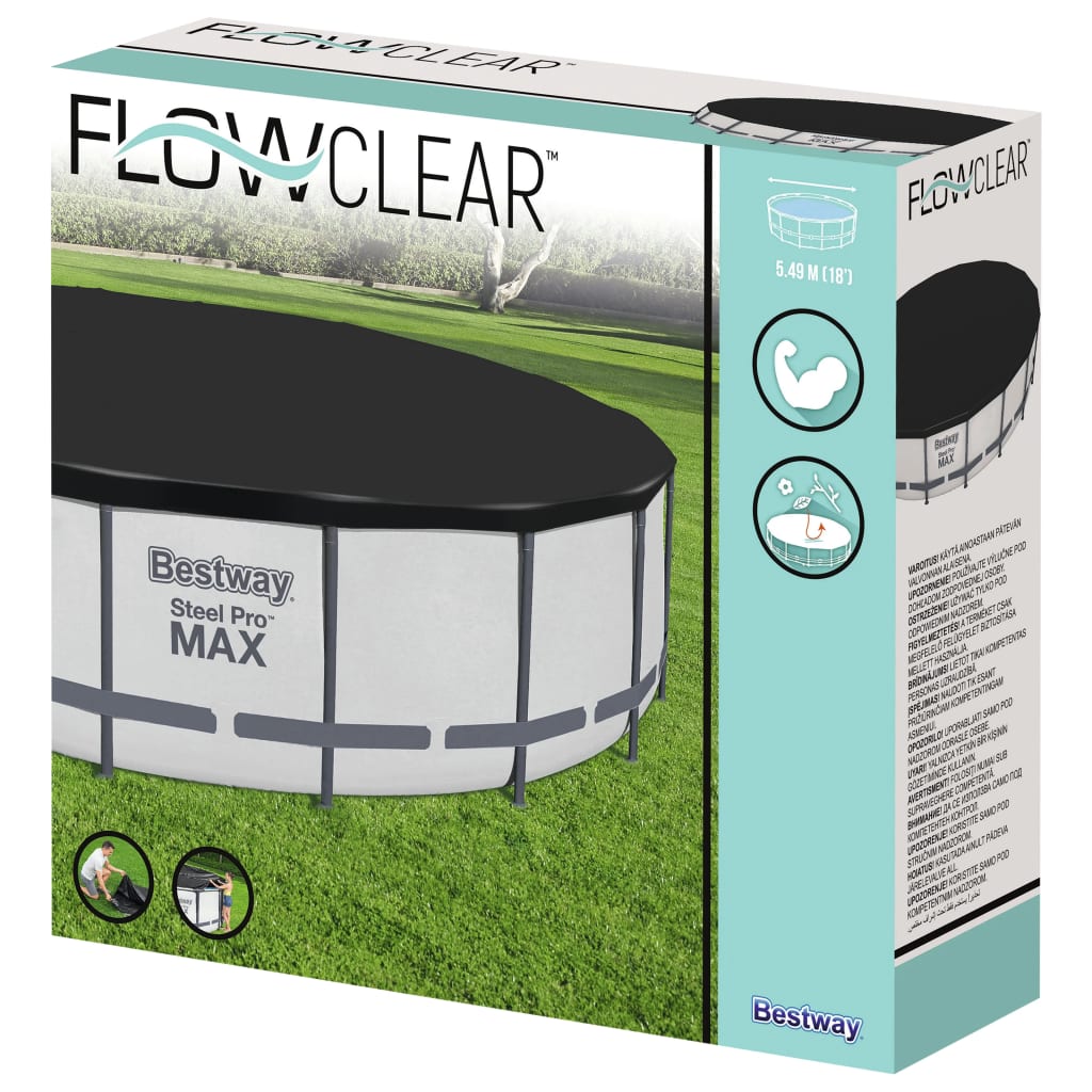 Bestway Flowclear Fast Set Poolabdeckung 555 Cm