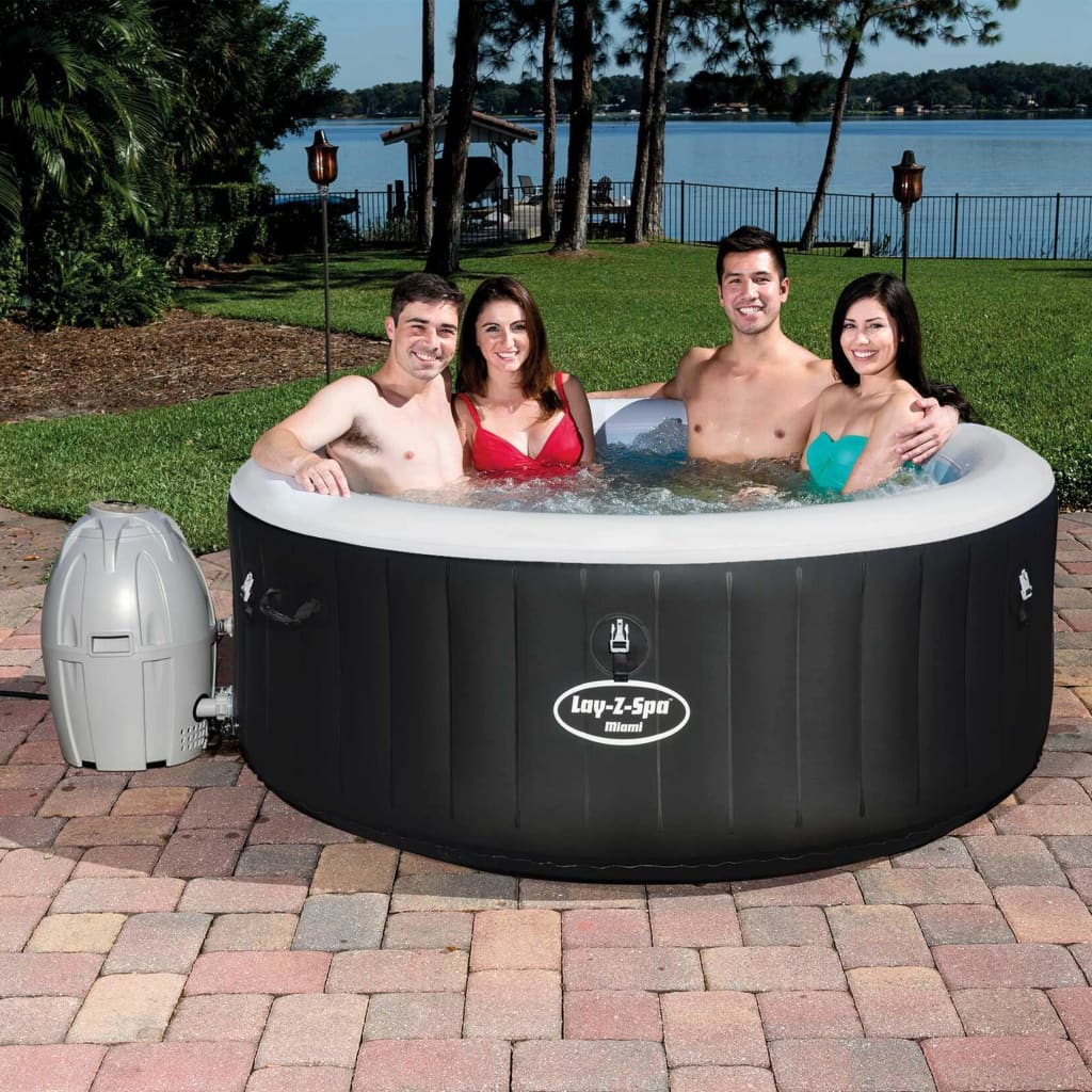 Bestway Lay-Z-Spa Whirlpool Miami Air Jet Aufblasbar