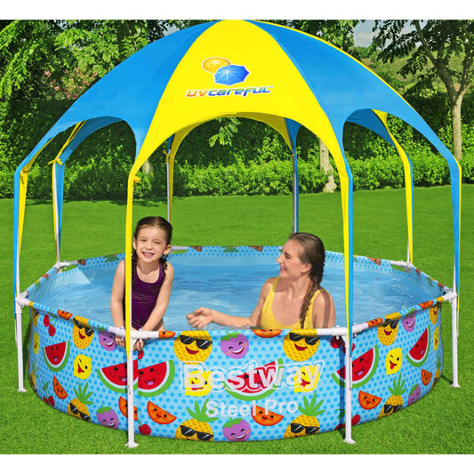 Bestway Steel Pro Uv Careful Aufstellpool Für Kinder 244X51 Cm