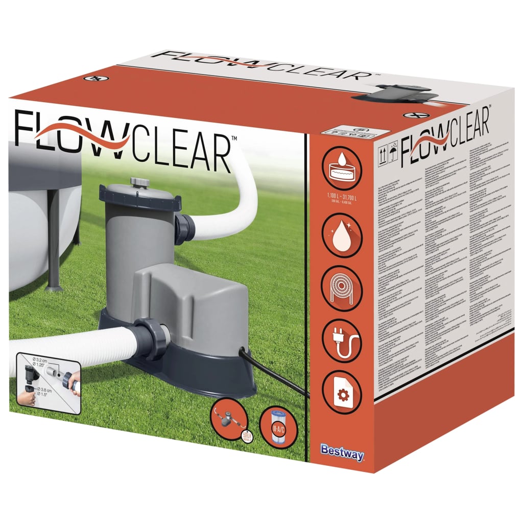 Bestway Flowclear Pool-Filterpumpe 5678 L/H