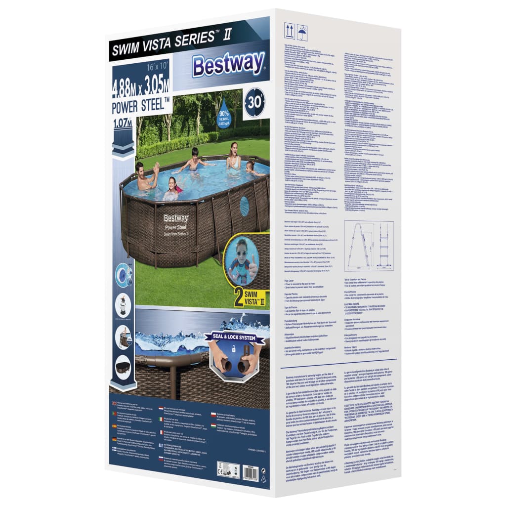 Bestway Power Steel Pool-Set 488X305X107 Cm