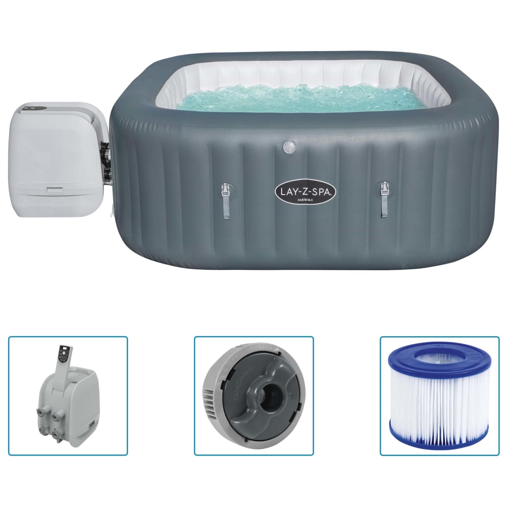 Bestway Lay-Z-Spa Whirlpool Hawaii Hydrojet Pro Aufblasbar