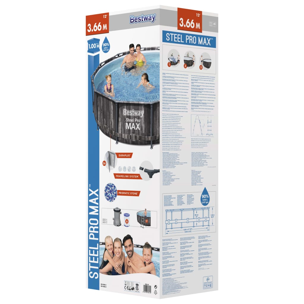 Bestway Steel Pro Max Pool-Set 366X100 Cm