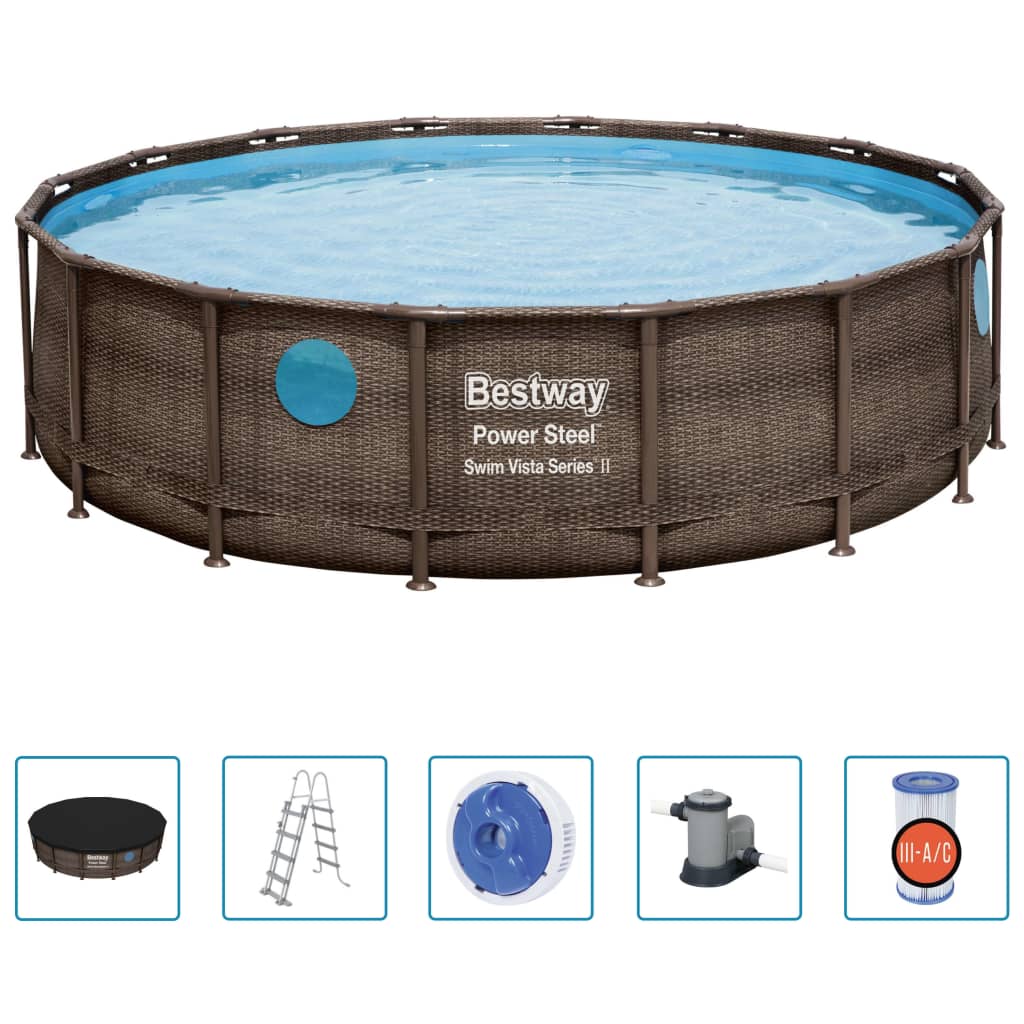 Bestway Power Steel Swimmingpool-Set