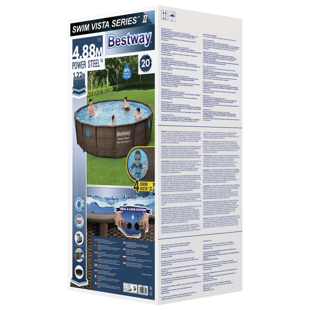 Bestway Power Steel Swimmingpool-Set