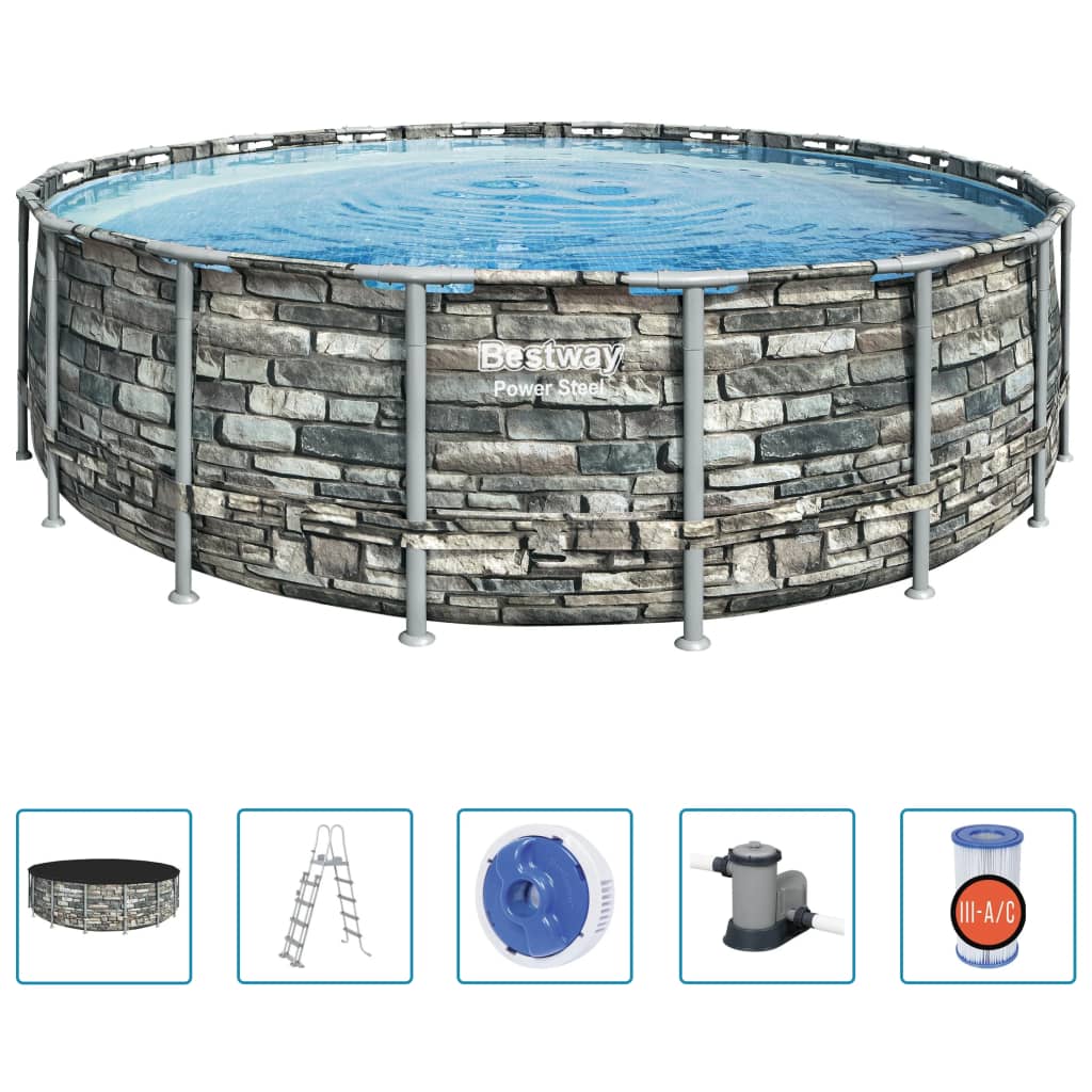 Bestway Power Steel Swimming Pool