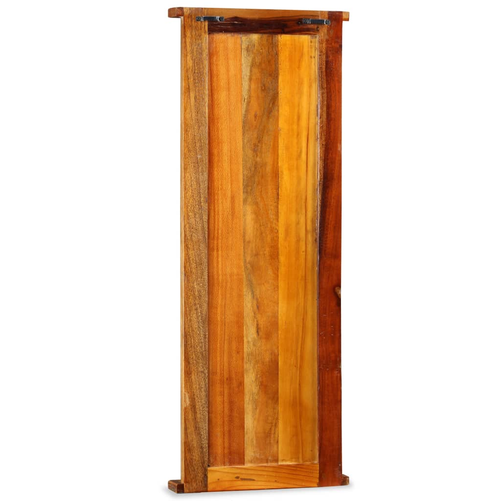 Wandgarderobe 2 Stk. Altholz Massiv 38X100 Cm