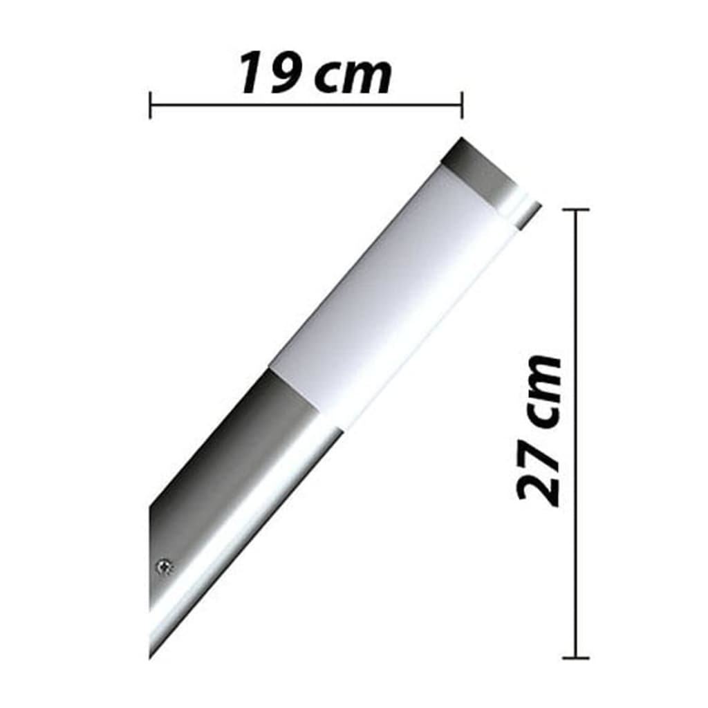 Außenwandleuchten 2 Stk. Edelstahl