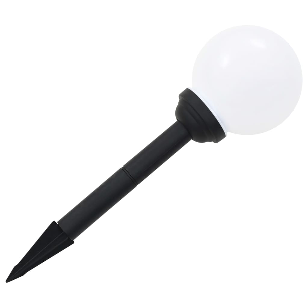 Außen-Solarlampen 8 Stk. Led Kugel 15 Cm Rgb