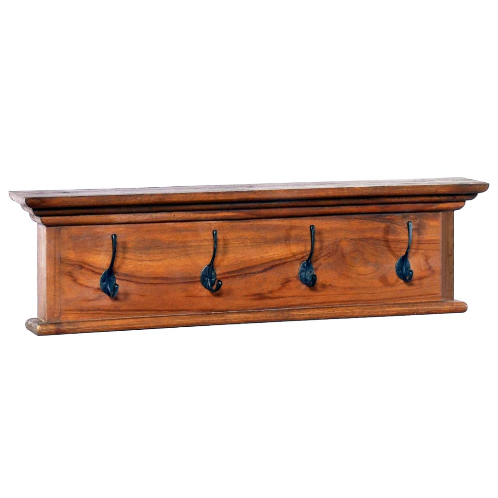 Wandgarderobe Teak Massivholz