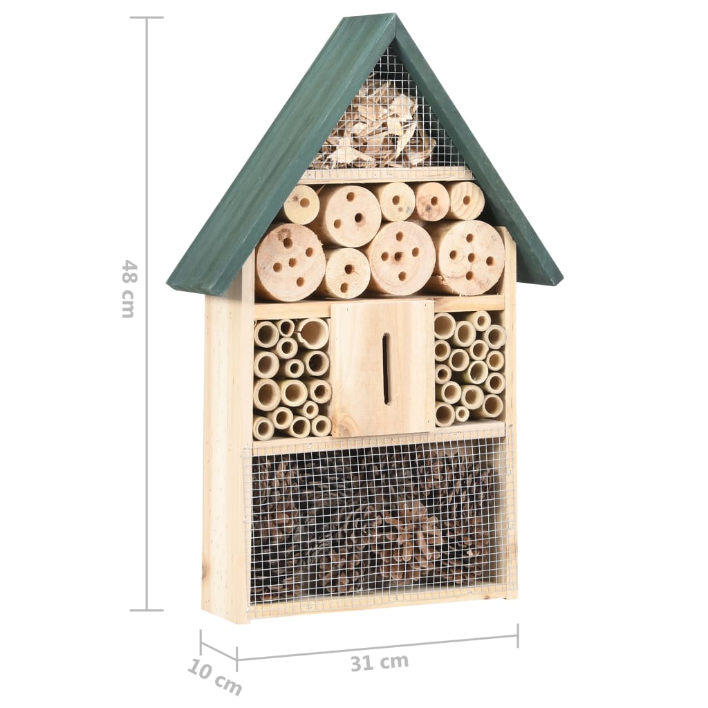 Insektenhotel 31X10X48 Cm Tannenholz