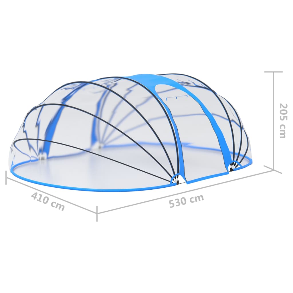 Pool-Kuppel Oval