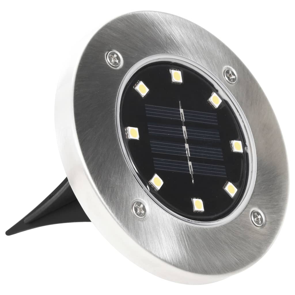 Solar-Bodenleuchten 8 Stk. Led -Lichtfarbe