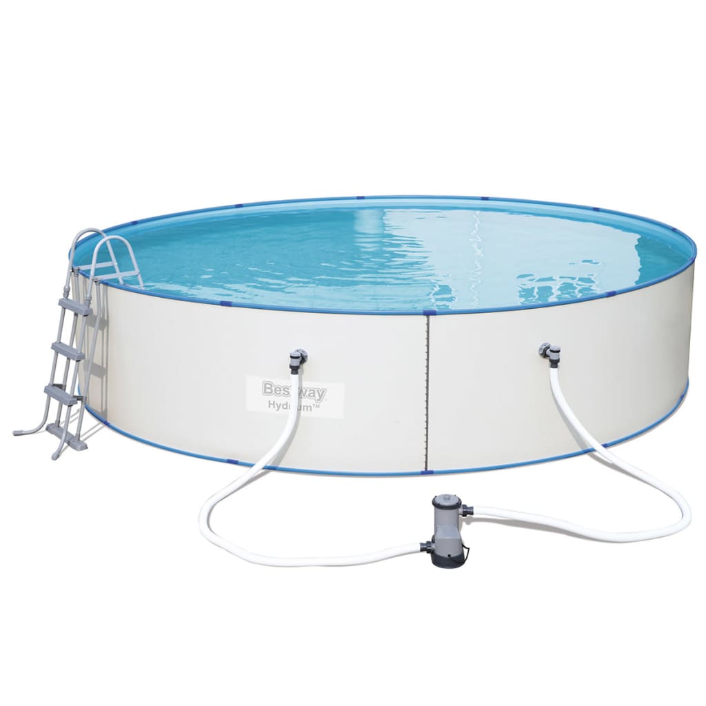 Bestway Hydrium Stahlrahmen-Pool Set Rund 460X90 Cm