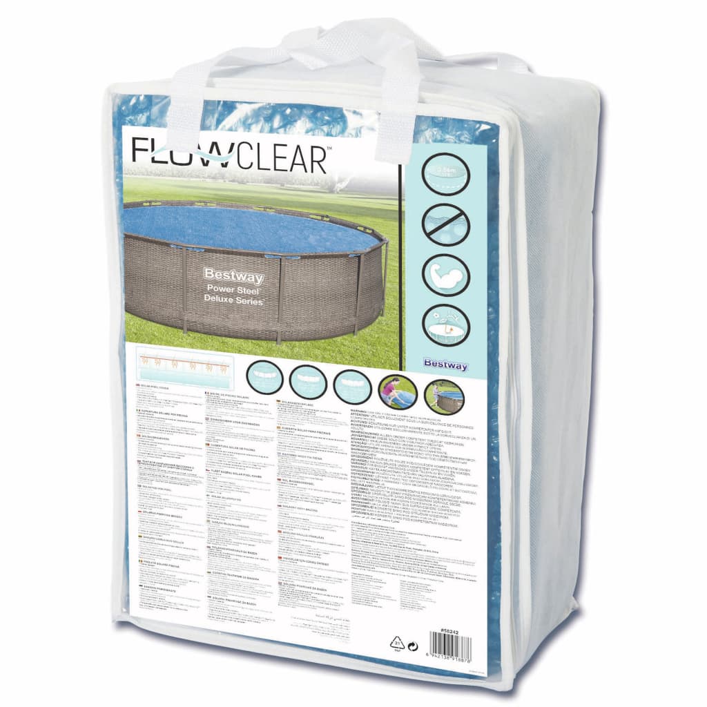 Bestway Pool-Solarabdeckplane Flowclear 356 Cm