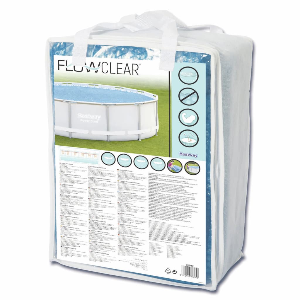 Bestway Pool-Solarabdeckplane Flowclear 427 Cm