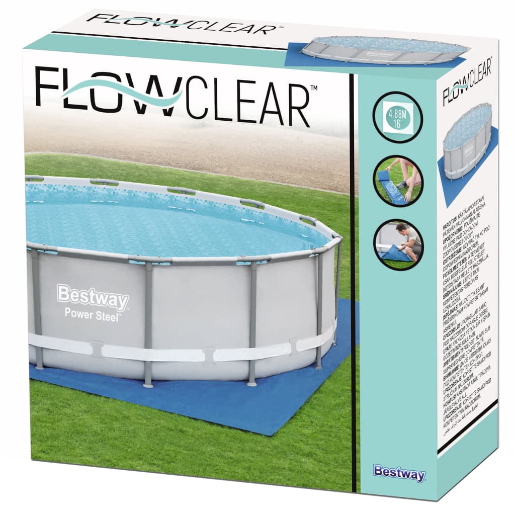 Bestway Pool-Bodenplane Flowclear 488X488 Cm