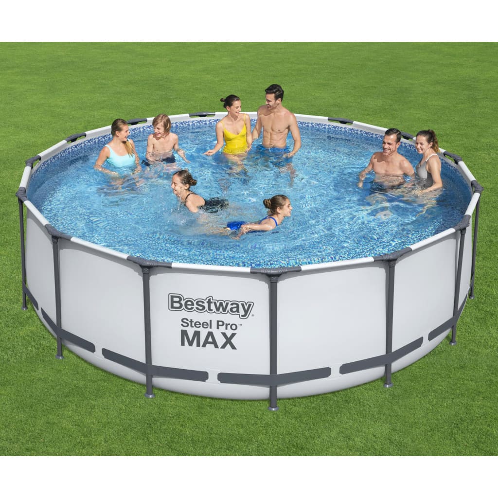 Bestway Pool-Set Steel Pro Max Rund 457X122 Cm