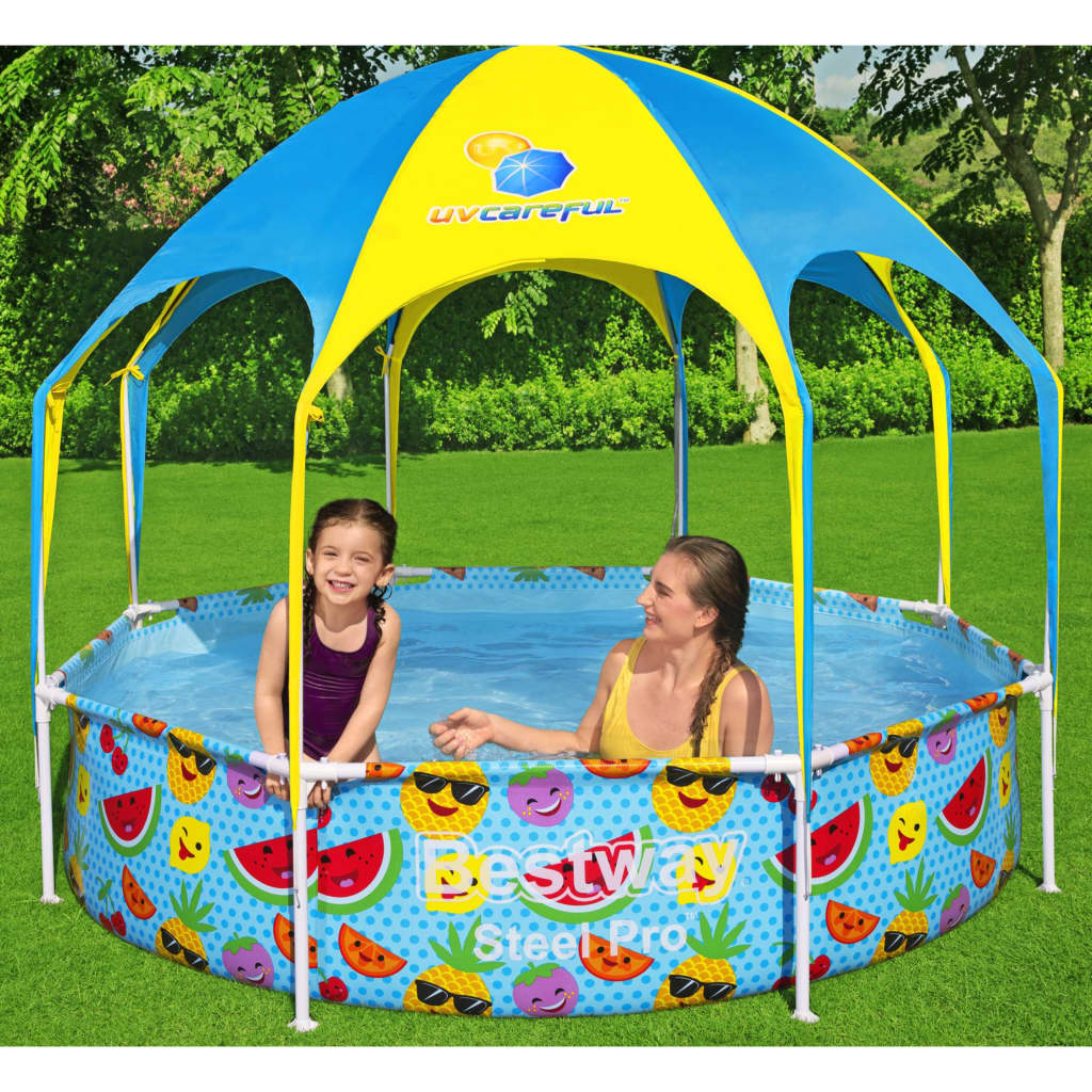 Bestway Steel Pro Uv Careful Kinderpool 244X51 Cm