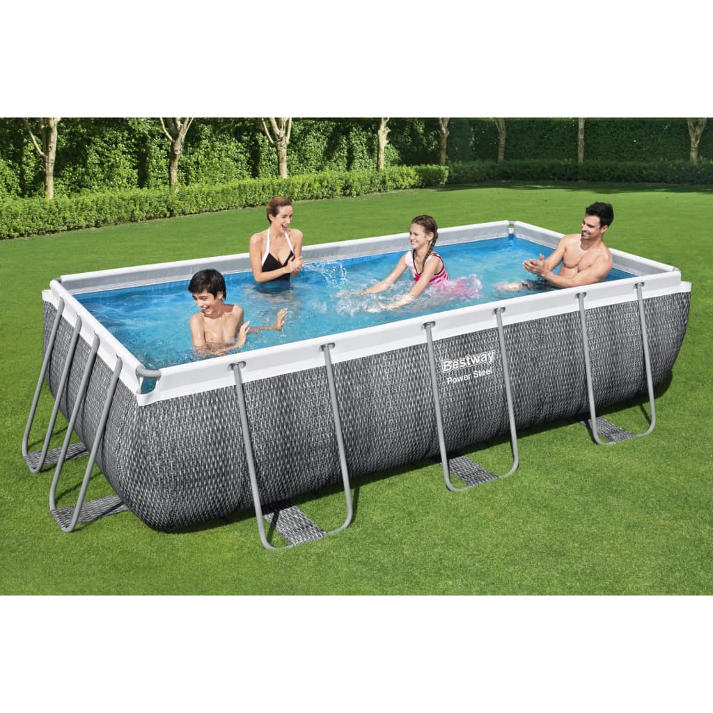 Bestway Power Steel Swimmingpool-Set 404X201X100 Cm