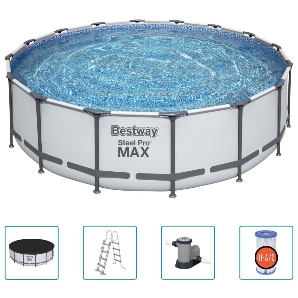 Bestway Steel Pro Max Swimmingpool-Set 488X122 Cm