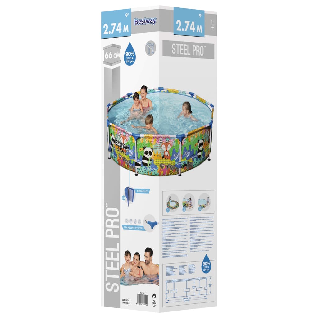 Bestway Steel Pro Max Swimming Pool 274X66 Cm