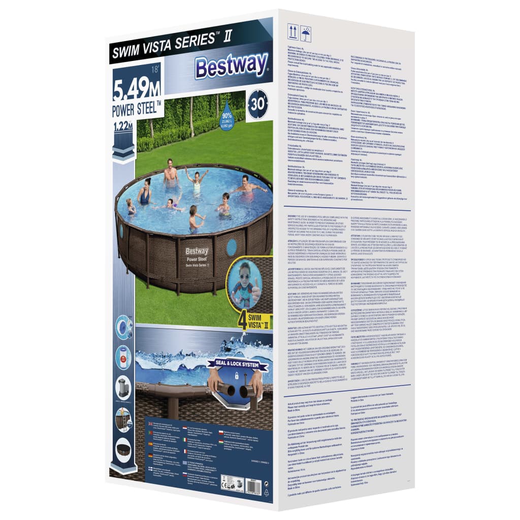 Bestway Power Steel Swimmingpool Set 549X122 Cm