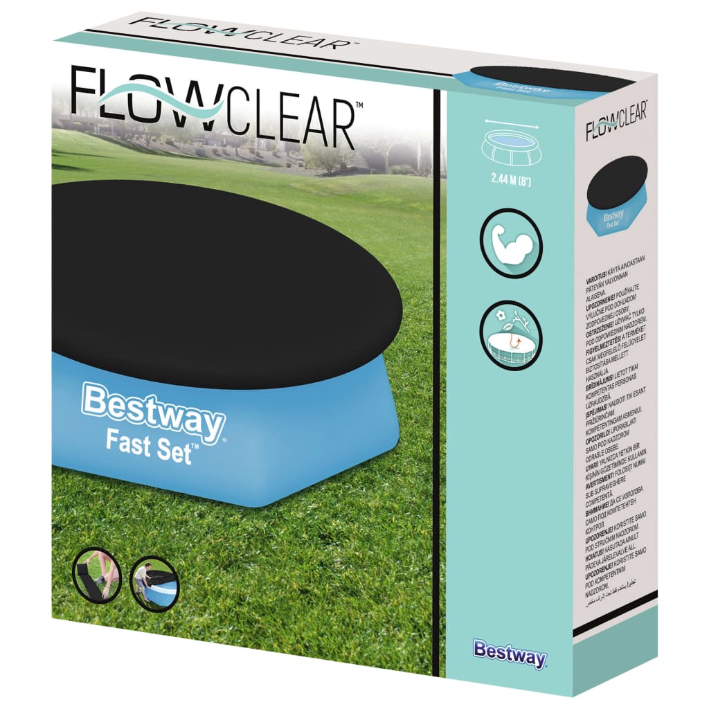 Bestway Pool-Abdeckplane Flowclear Fast Set 240 Cm