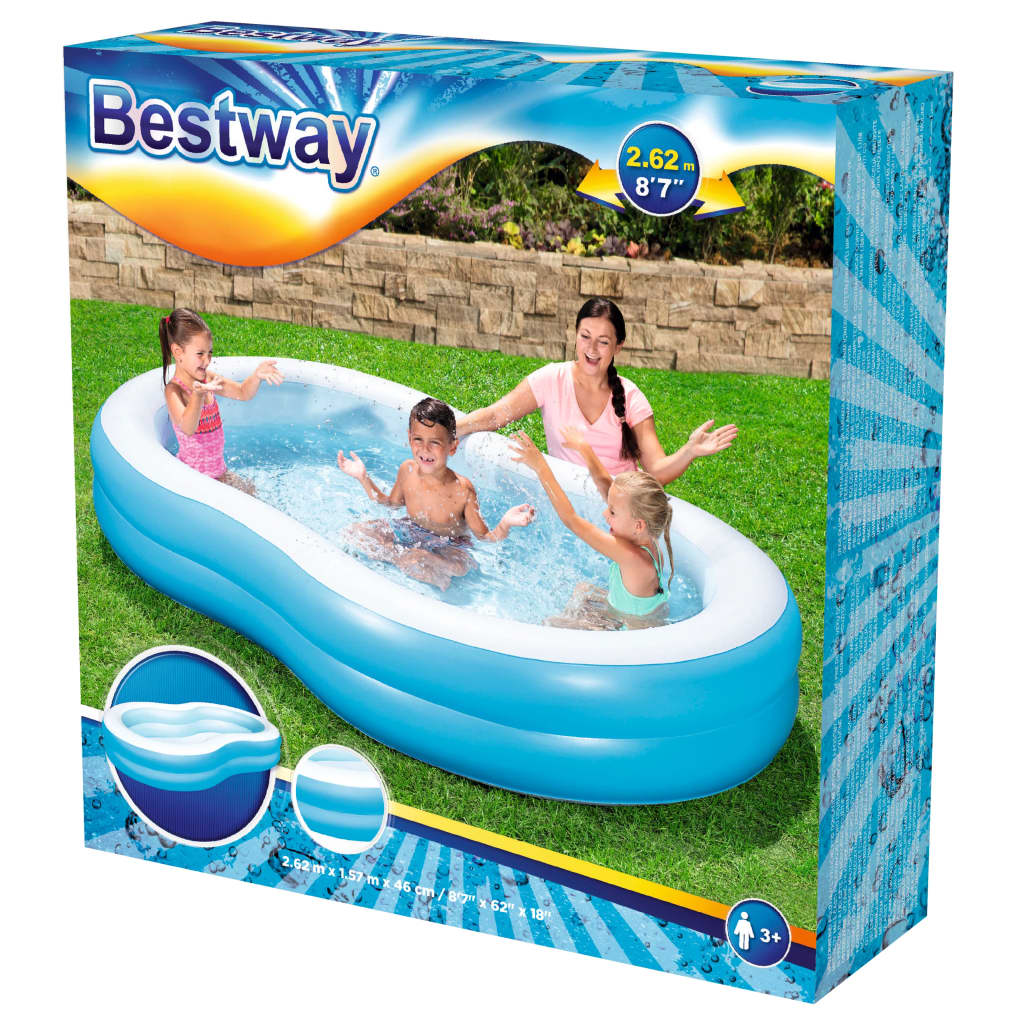 Bestway Big Lagoon Familienpool 262X157X46 Cm