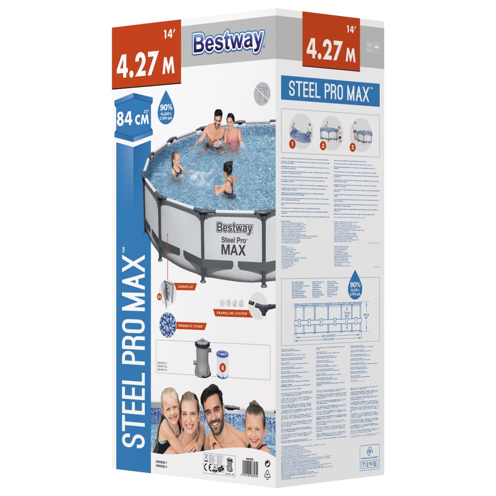 Bestway Steel Pro Max Pool-Set 427X84 Cm