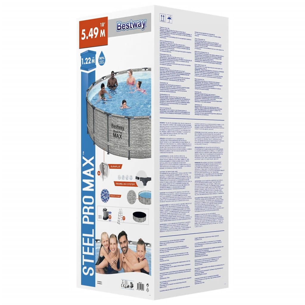 Bestway Power Steel Swimmingpool 549X122 Cm