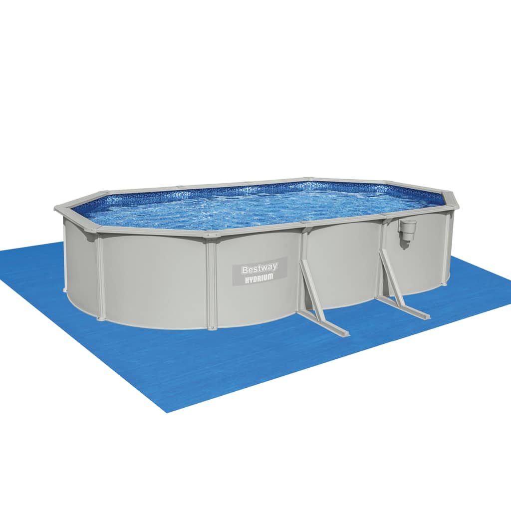 Bestway Hydrium Aufstellpool Oval 610X360X120 Cm