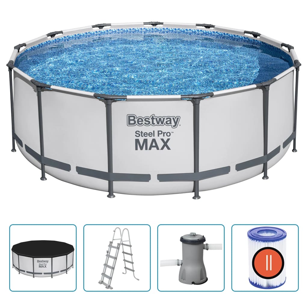 Bestway Steel Pro Max Rund Pool Set 396X122 Cm