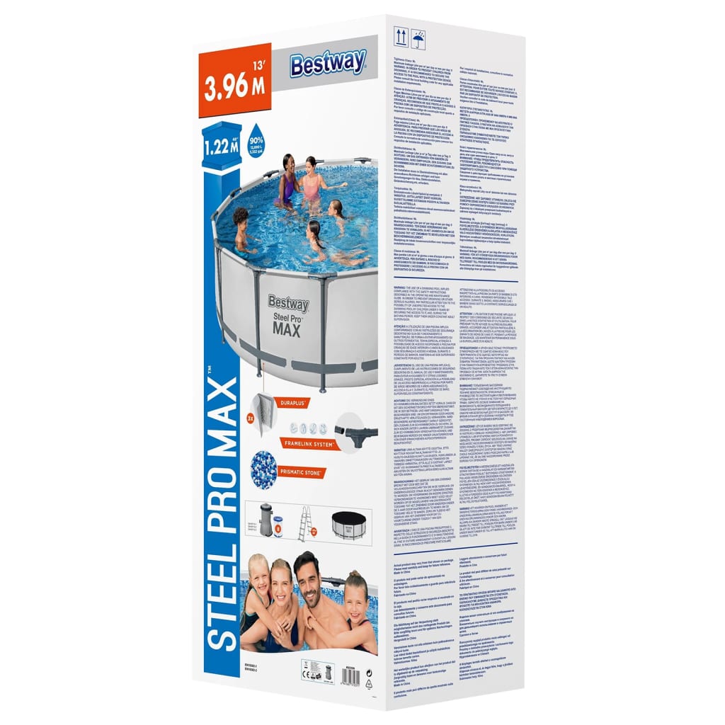 Bestway Steel Pro Max Rund Pool Set 396X122 Cm