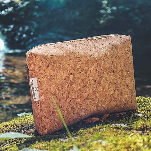 Cork toiletry bag - vegan, sustainable & environmentally friendly